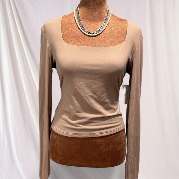 Light brown mocha long sleeve - Picture 1 of 5